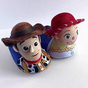 Disney Toy Story Woody and Jessie Toddler Slippers Girls’ 11/12